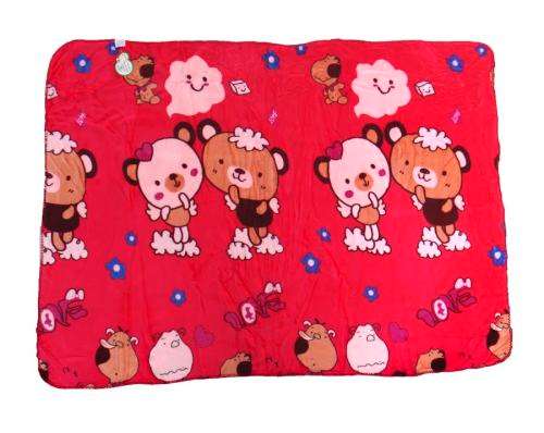 Baby Toddler Travel Soft Blanket Choose from Pink or Blue 150 x 110 cm