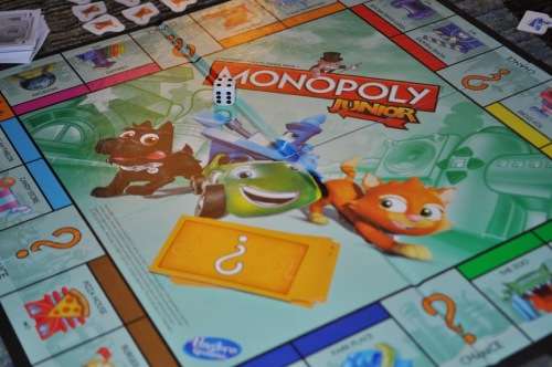 Junior Monopoly Jr Board Game Kids Play