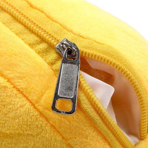 Yellow Plush  Emoji Round Backpack Travel Bag Toddler Kid Kindergarden