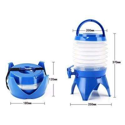 5.4L Collapsible Beverage Dispenser for camping, picnics, road trips, garden