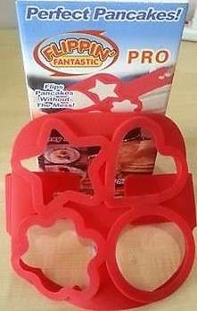 Flippin' Fantastic Perfect for Pancakes Eggs without a mess 4 Different Shapes