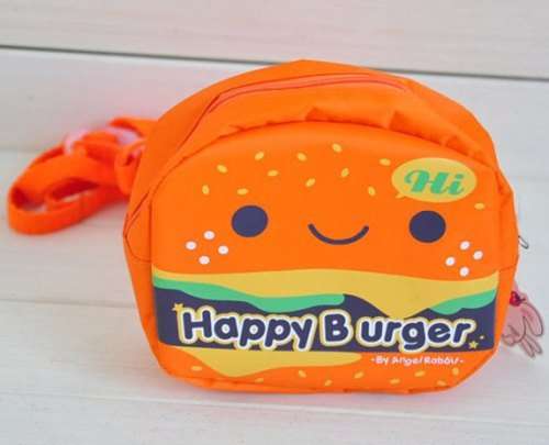 Keeper Bag with Strap Happy Burger Backpack Toddler Safety Harness