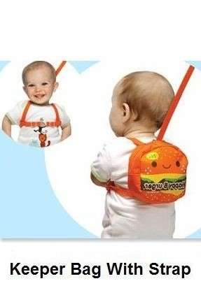 Keeper Bag with Strap Happy Burger Backpack Toddler Safety Harness
