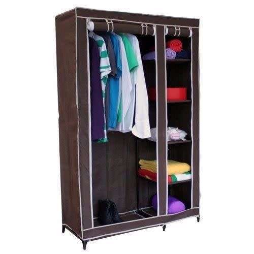 Canvas Double Storage Wardrobe