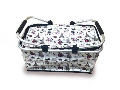 Foldable Printed Picnic Basket - 4 Designs
