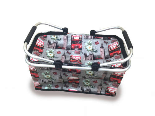 Foldable Printed Picnic Basket - 4 Designs