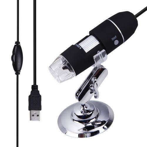 2MP 500X 8 LED USB Digital Microscope Endoscope Zoom Camera Magnifier + Stand