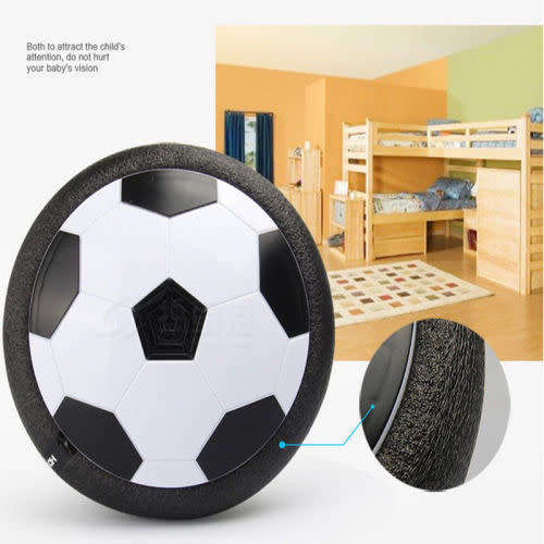 LED Air Power Soccer Football Disk Hover Glide Float Disc Fun Children Game Toys