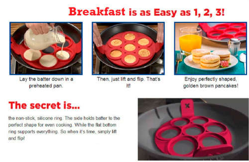 7 Whole Flipp'in Fantastic Perfect for Pancakes Eggs without a mess