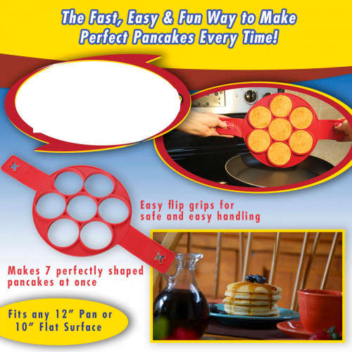 7 Whole Flipp'in Fantastic Perfect for Pancakes Eggs without a mess