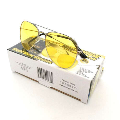 Night View NV Glasses Glare Reduction Glasses Yellow Driving View