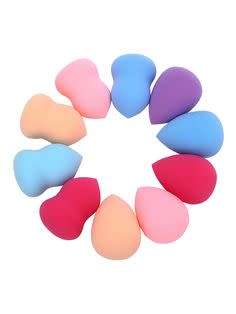 5 Piece Mini Puff Set Powder Makeup Foundation Cosmetic Facial Beauty Blender Flawless