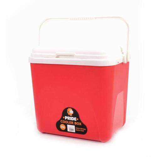 PRIDE 25L COOLER BOX - Red/Blue
