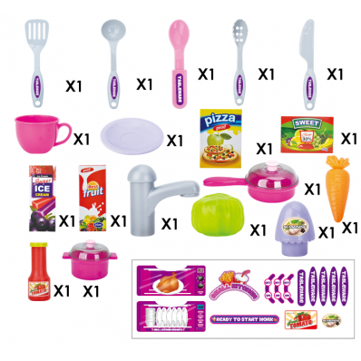 Little Chef Small Gourmet 3 in 1 Kitchen Play Toy Set