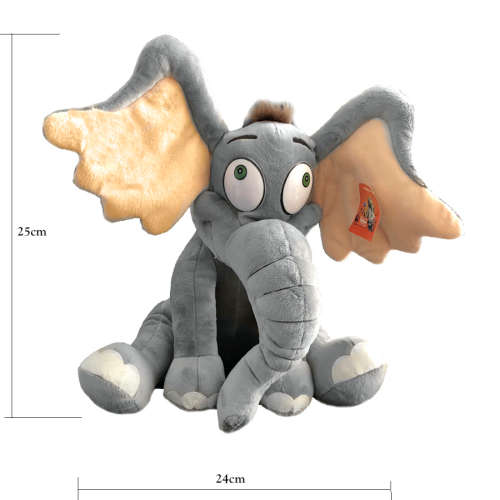 Dr. Seuss Mini Horton Hears a Who Elephant Soft Plush Toy - Grey