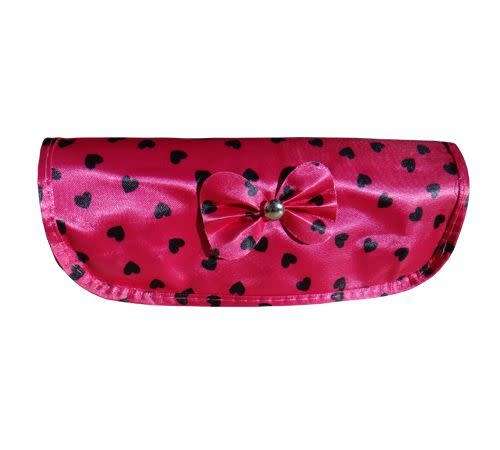 New 12pc MAKE UP BRUSHES SET WITH ROLL UP CARRY CASE - Black & Pink