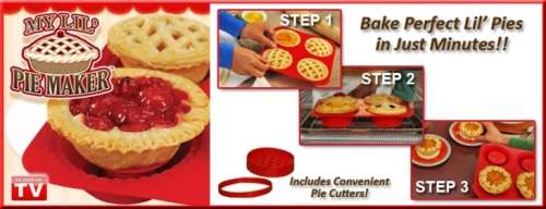 New Arrival - My Lil Pie Maker With Pie Cutters & Recipe Guide
