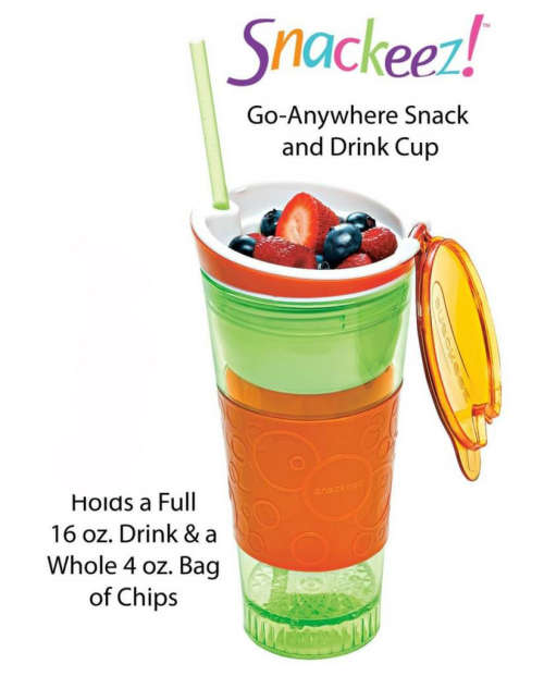 Snackeez 2-in-1 Snack & Drink Cup