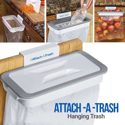 Attach-A-Trash The Hanging Trash Bag Holder