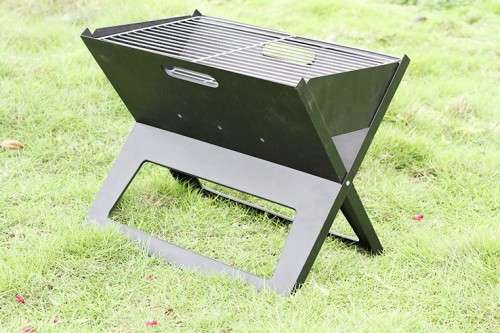 Outdoor collapsible Notebook Charcoal Braii Grill