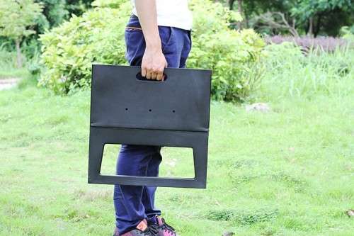 Outdoor collapsible Notebook Charcoal Braii Grill