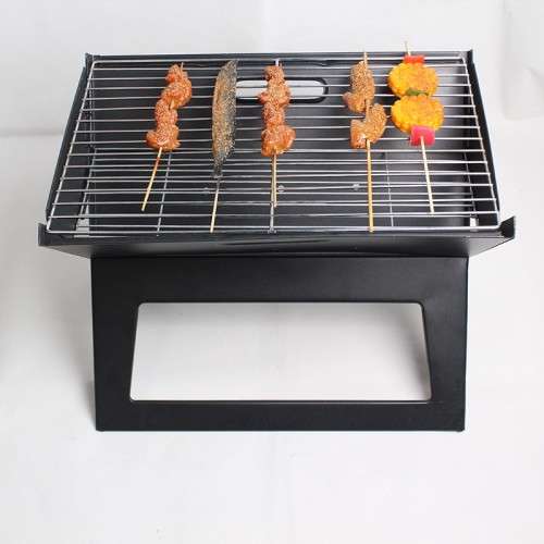 Outdoor collapsible Notebook Charcoal Braii Grill