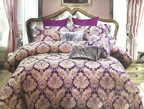 Royal Collection Designer 5pc Purple Comforter Set - New Arrival !