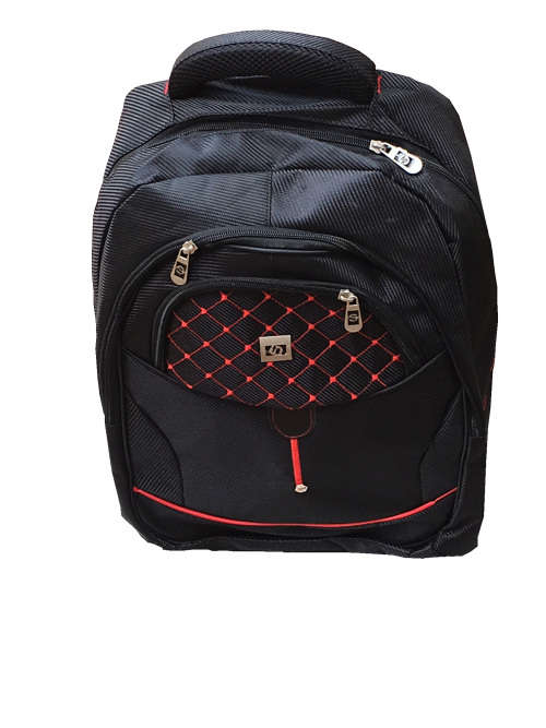 Unisex Black HR Backpack for Laptop School Travel College