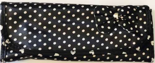 NEW 12 Piece Set Of Make Up Brushes With Roll Up Carry Case