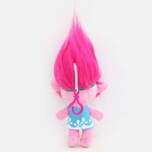 Princess Poppy Trolls Plush Soft Toy Good Luck Trolls with Hook for Hanging