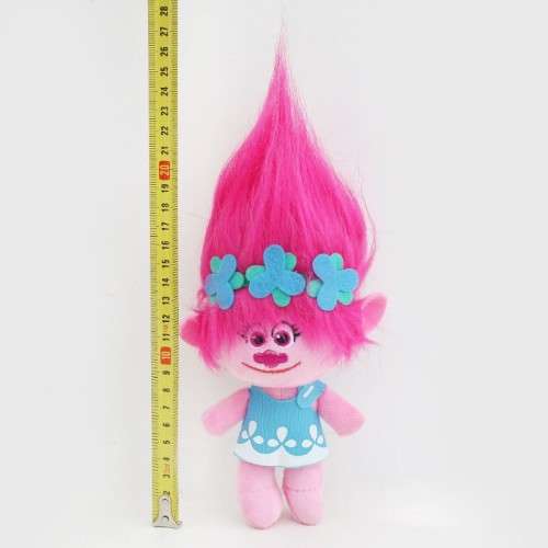 Princess Poppy Trolls Plush Soft Toy Good Luck Trolls with Hook for Hanging