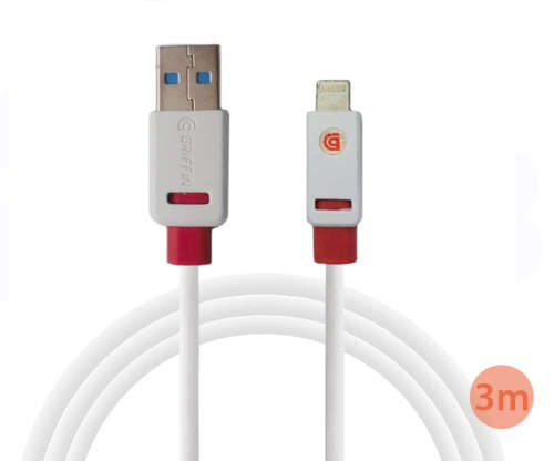NEW Griffin 3m USB Charging plus Sync Cable for iPhones