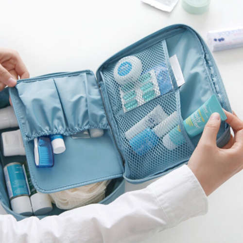 Travel Cosmetic Makeup Toiletry Case Wash Organizer Storage Bag
