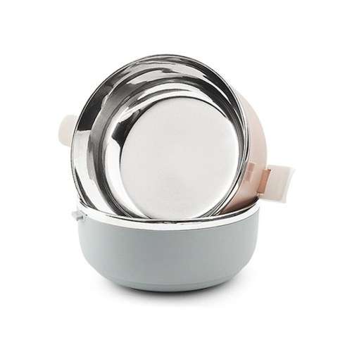 Portable Thermal Insulated Stainless Steel Triple Layer Lunch Box