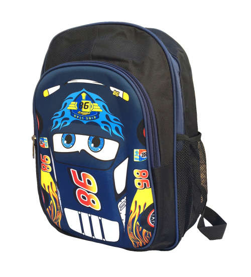 3D Fast Car Backpack for School Kids