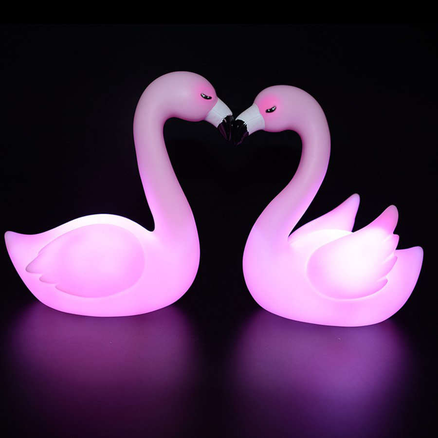 LED Swan Night Lamp
