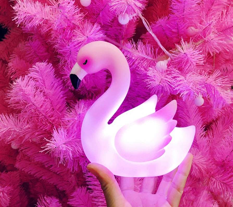LED Swan Night Lamp