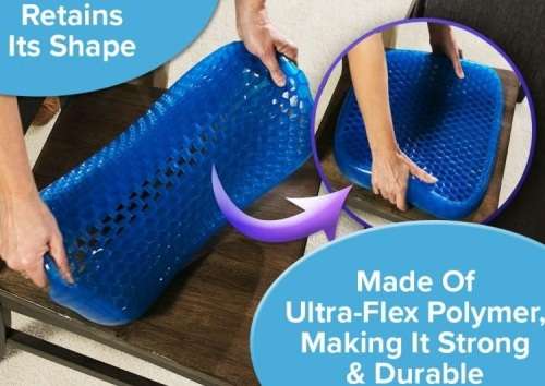 Egg Sitter Support Cushion For Low Back Stiffness Car Office Chair