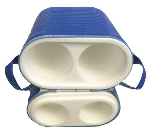 NEW Blue Baby Double Feeding Bottle Warmer