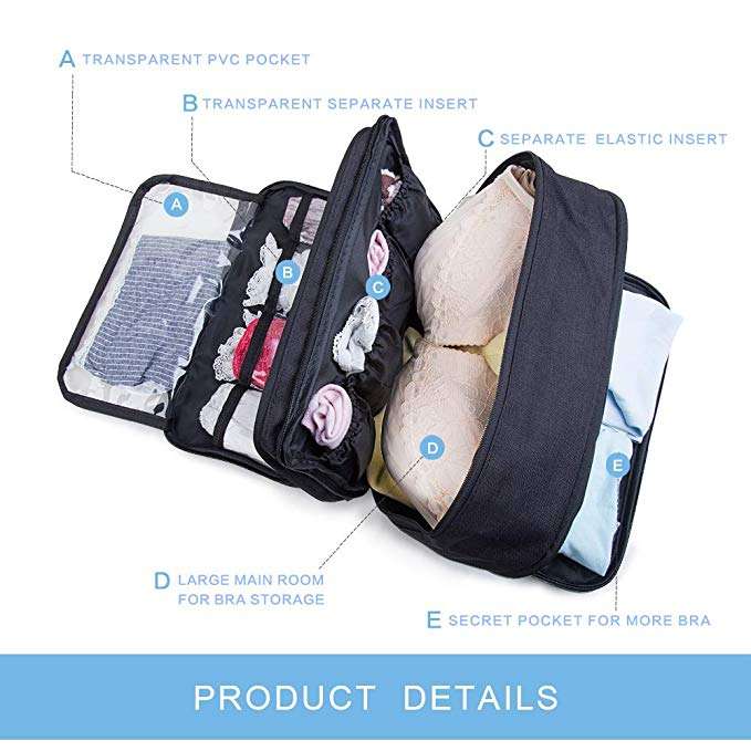 Multi-Functional Waterproof Underwear Travel Storage Bag