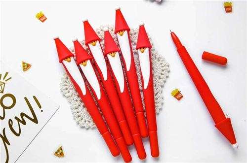 Cute Red Santa Ballpoint Gel Pen - Christmas Special !