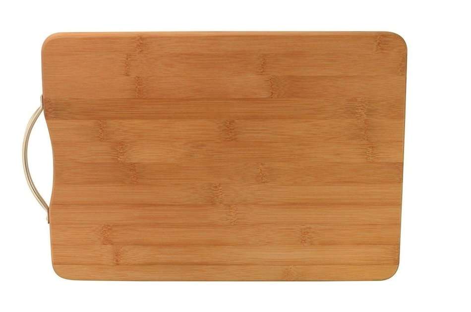 Rectangular Chopping Board with Stainless Steel Handle