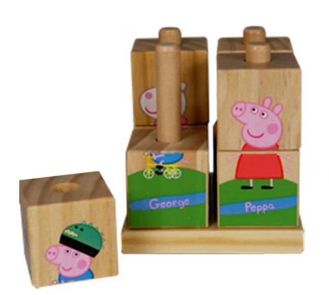 Peppa Pig Wooden Stacking Puzzles