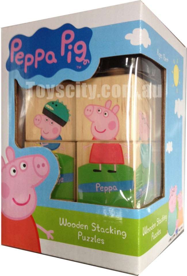 Peppa Pig Wooden Stacking Puzzles