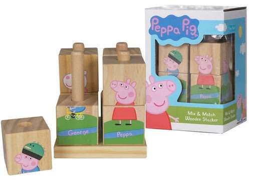 Peppa Pig Wooden Stacking Puzzles