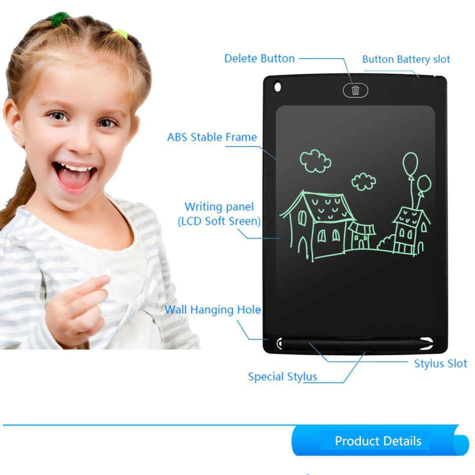 One Touch Erase 8.5" LCD Writing Tablet
