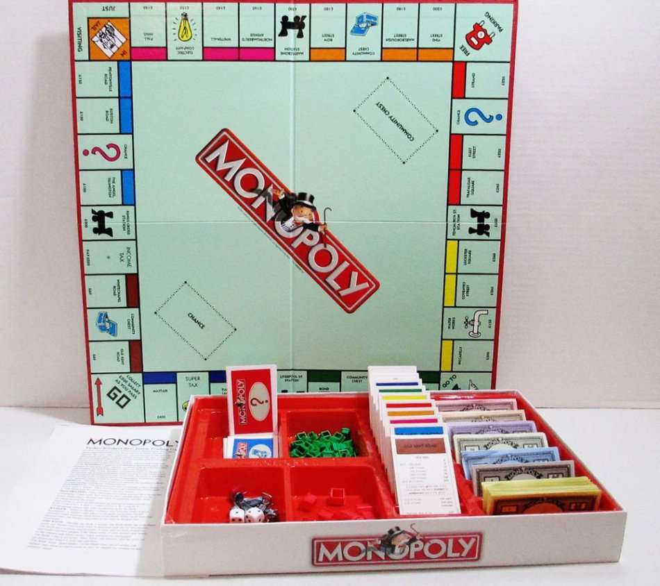 MONOPOLY PROPERTY TRADING GAME FROM PARKER BROTHERS