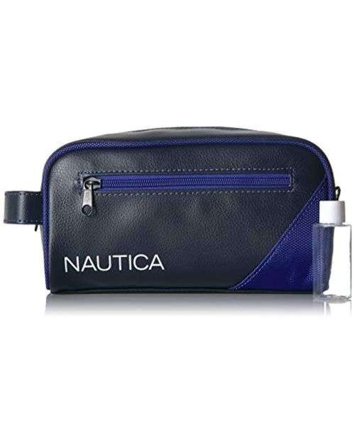 Black Friday:Nautica Men's Top Zip Travel Kit Toiletry Bag Organizer IMPORTED from USA