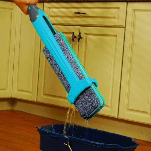 Switch 'N' Clean Mopping Stick - Self-Wringer Avoiding Dirty Hands