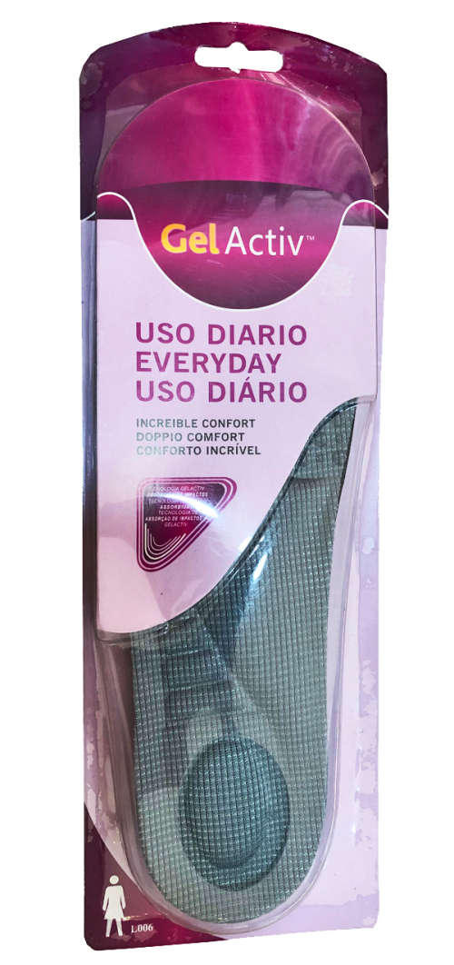 Gel Active Foot Pain Relief Insoles  (For 38-42 size)